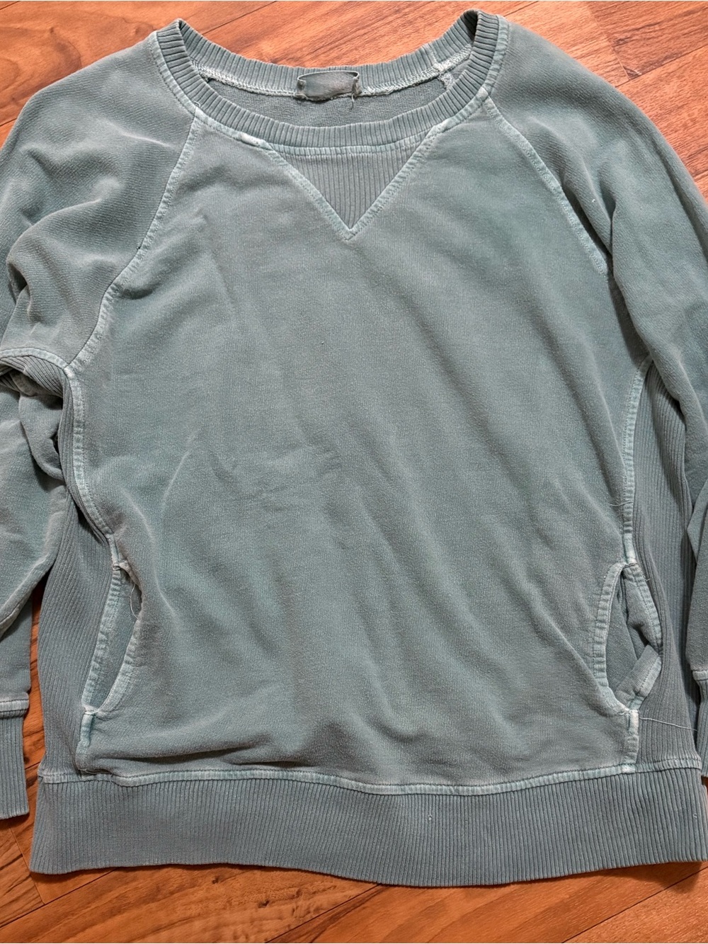 Zenana Outfitters Teal Crewneck Sweatshirt